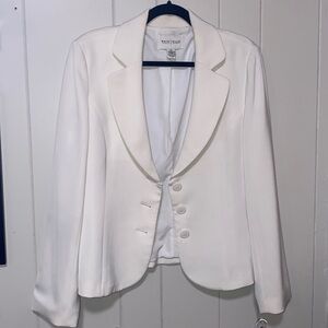 White house black market, white blazer
